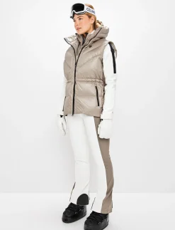8848 Altitude Skidkläder|Shacci W Down Vest - Lt Fallen Rock