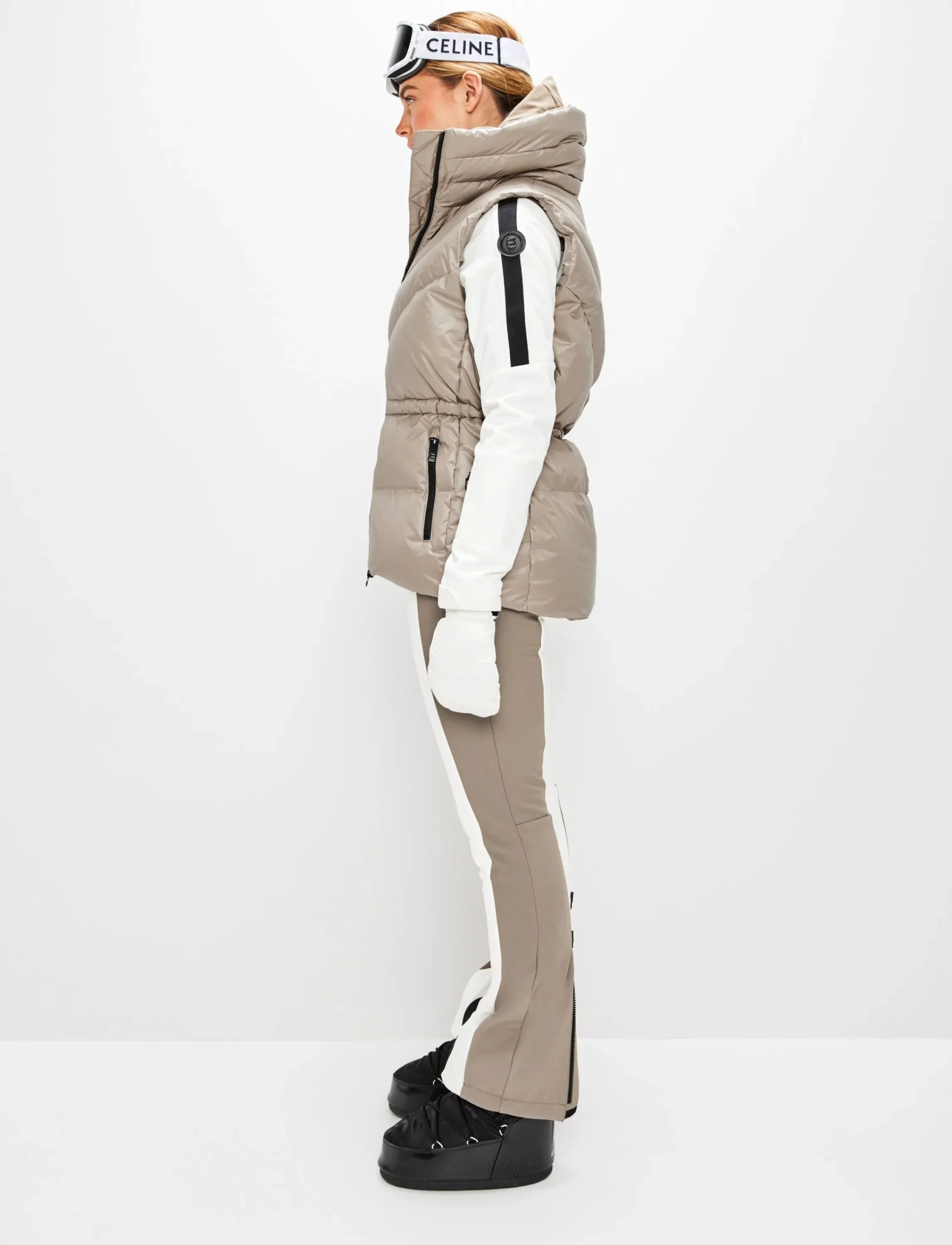 8848 Altitude Skidkläder|Shacci W Down Vest - Lt Fallen Rock