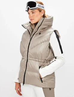 8848 Altitude Skidkläder|Shacci W Down Vest - Lt Fallen Rock
