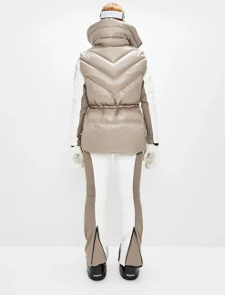 8848 Altitude Skidkläder|Shacci W Down Vest - Lt Fallen Rock