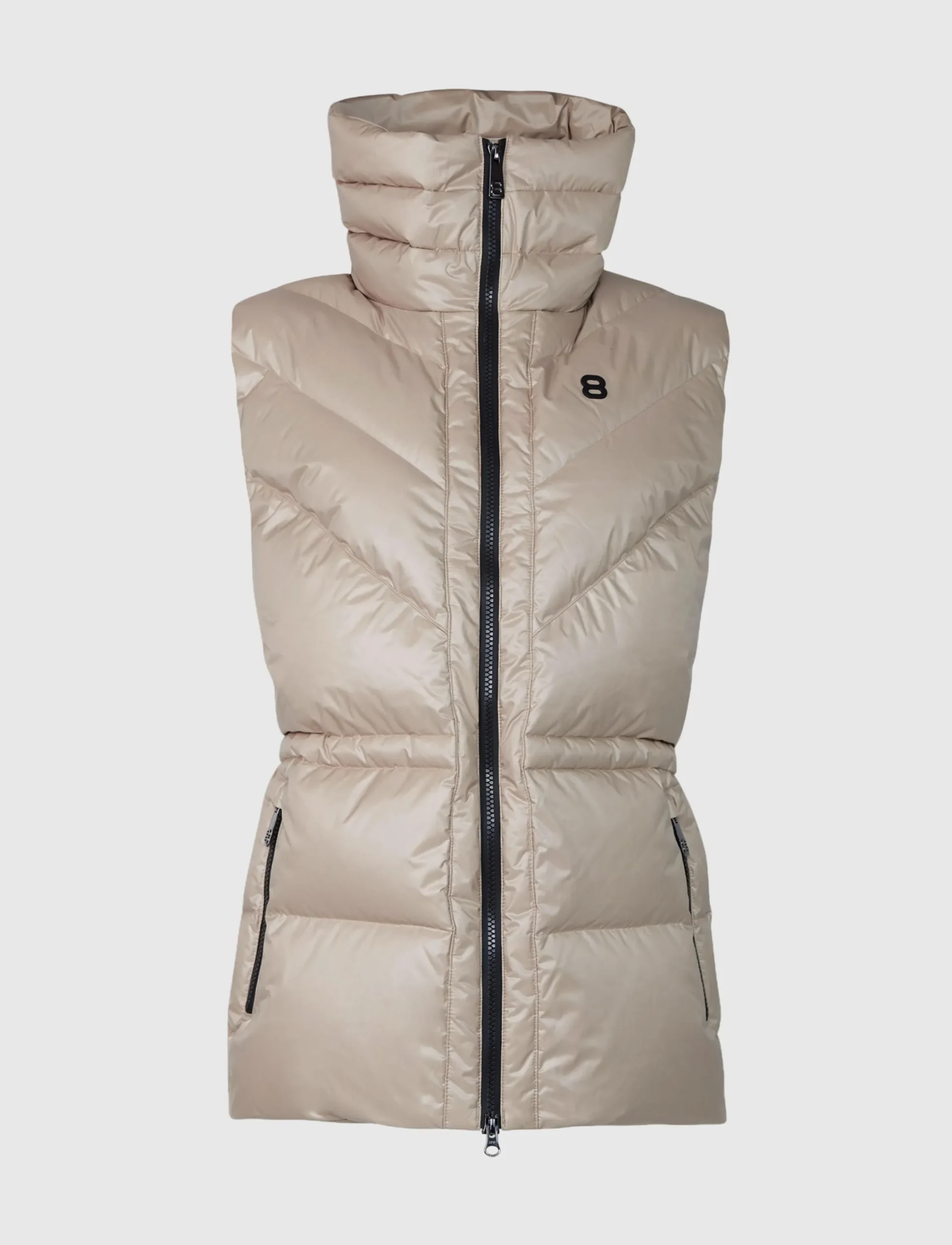 8848 Altitude Skidkläder|Shacci W Down Vest - Lt Fallen Rock