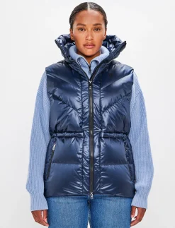 8848 Altitude Skidkläder|Shacci W Down Vest - Navy