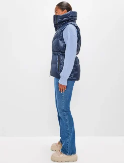 8848 Altitude Skidkläder|Shacci W Down Vest - Navy