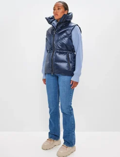 8848 Altitude Klader|Shacci W Down Vest - Navy