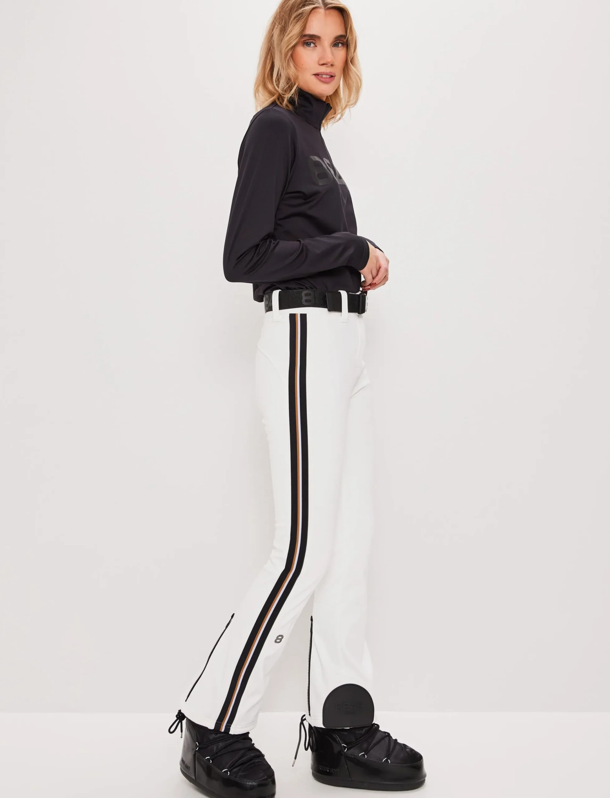 8848 Altitude Klader|Tumblr Stripe W Pant - Blanc