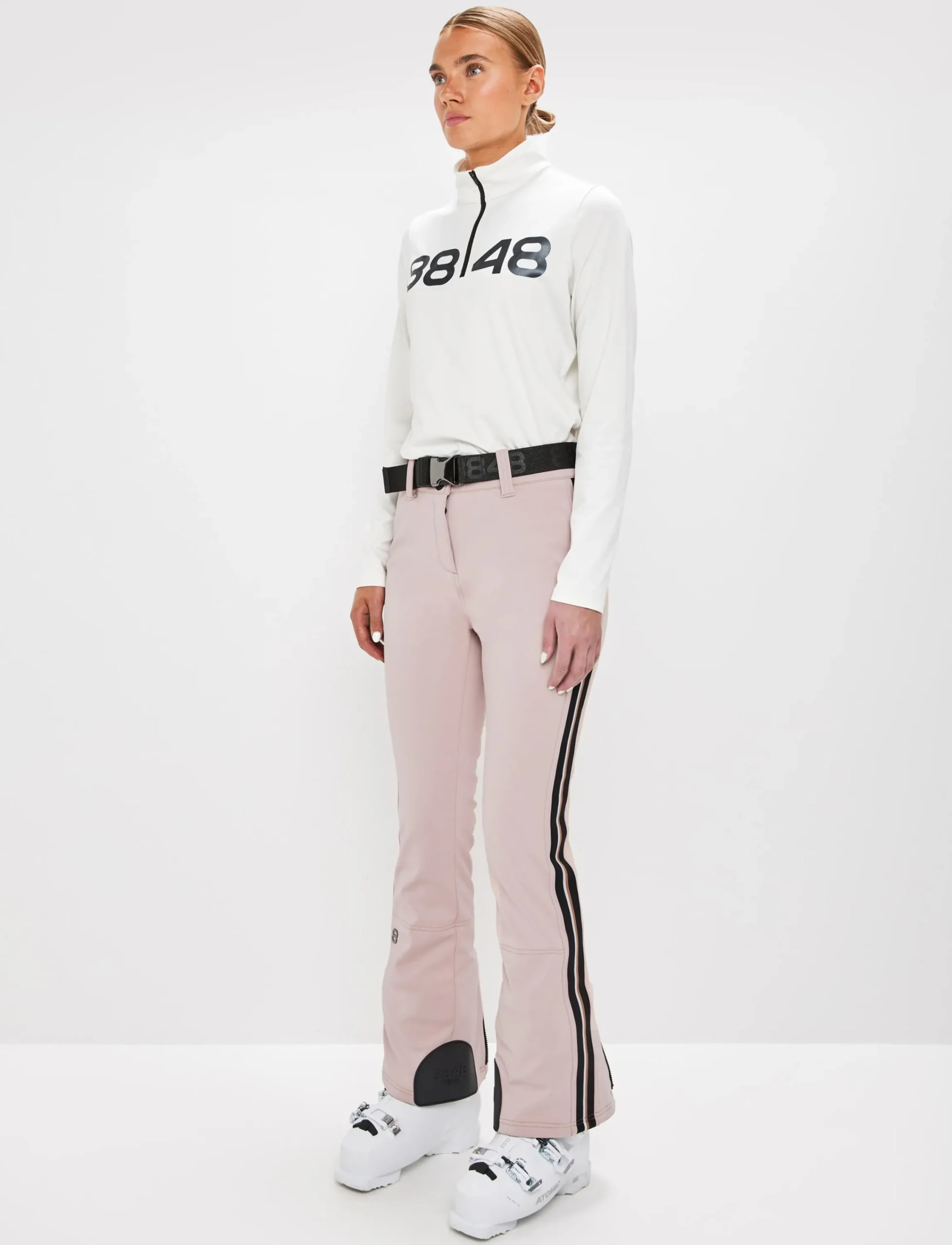 8848 Altitude Klader|Tumblr Stripe W Pant - Powder Pink