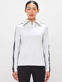 8848 Altitude Klader|Vanessa W 1/2 Zip Sweat - Blanc