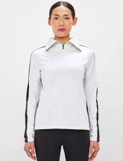 8848 Altitude Klader|Vanessa W 1/2 Zip Sweat - Blanc