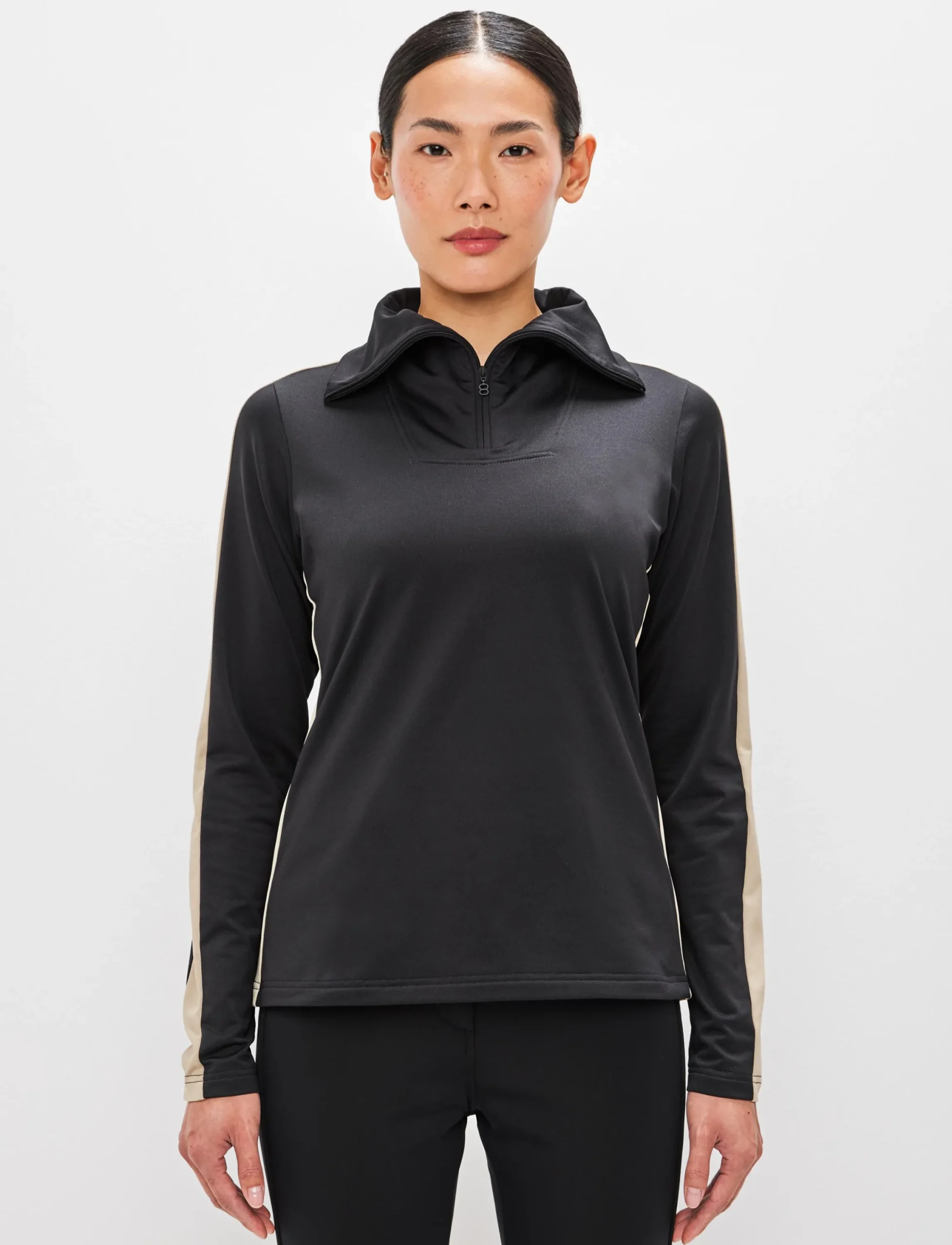 8848 Altitude Klader|Vanessa W 1/2 Zip Sweat - Black