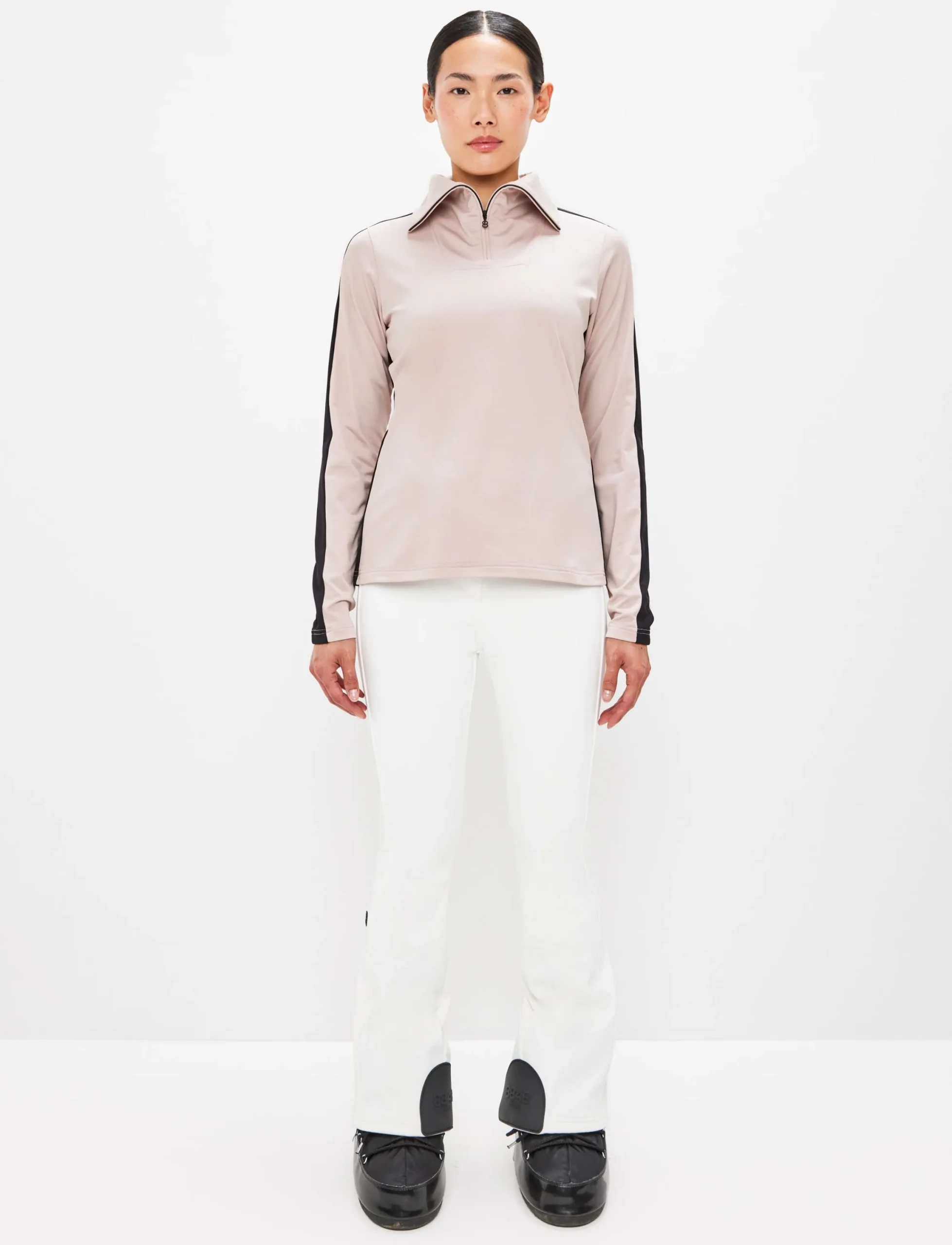 8848 Altitude Klader|Vanessa W 1/2 Zip Sweat - Powder Pink