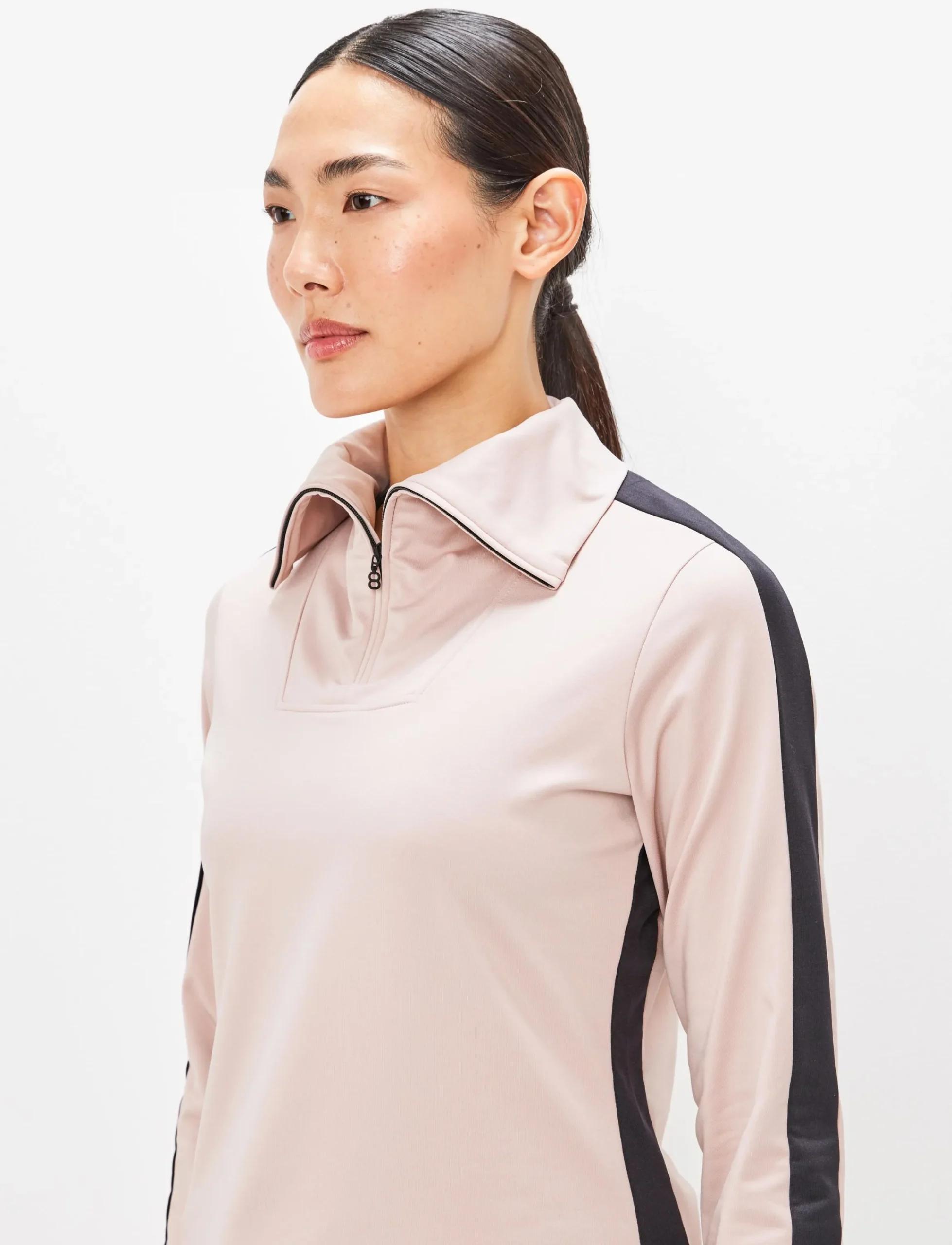 8848 Altitude Klader|Vanessa W 1/2 Zip Sweat - Powder Pink